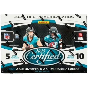 Panini Certified Football Hobby Box 2025