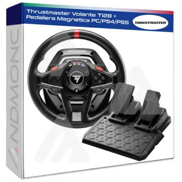 Thrustmaster Volante T128 + Pedaliera Magnetica PC