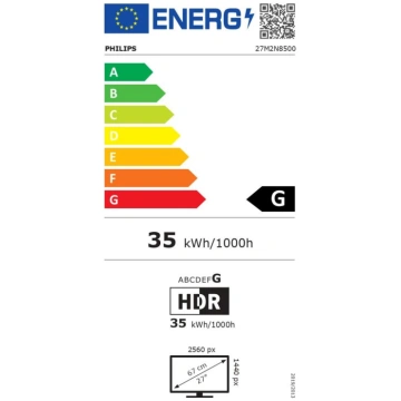 Philips OLED monitors 27M2N8500/00, 27", 2560 x 14