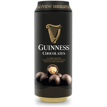 Tumšās šokolādes konfektes GUINNESS, ar krējumu un