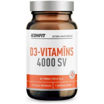 ICONFIT D3 Vitamīns 4000 SV kapsulas N90