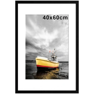 40 x 60 cm foto rāmis ar stiprinājumu Melns 40 x 6