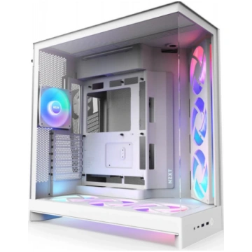 NZXT H9 Flow RGB+ (2025) - All White Dual-Chamber 