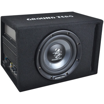 Ground Zero 8″ active subwoofer in EFP-ported encl