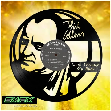 phil collins Laser Cut Vinyl Record artist represe