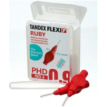 Tandex (6 szt.) szczoteczek Flexi Super Fine Ruby 