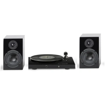 PRO-JECT JUKE BOX E1 HiFi SET HIGH-GLOSS BLACK