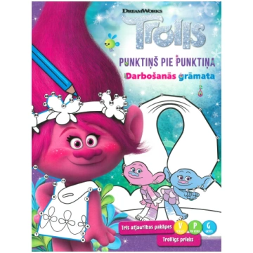 Troļļi.Punktiņš pie punktiņa. Darbošanās grāmata