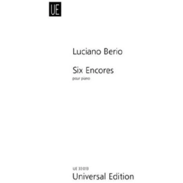 6 Encores: für Klavier. Universal Edition AG