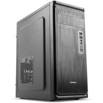 Natec Office PC case Armadillo, black NPC-0855