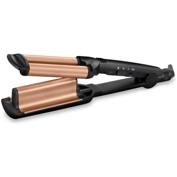BaByliss Deep Waves Curling iron Warm Black, Orang