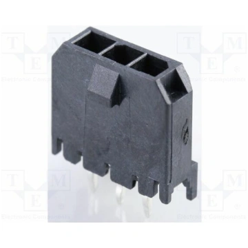 Connector: wire-board; plug; male; PIN: 3; MICRO; 
