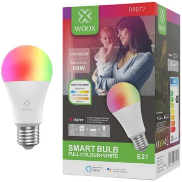 LED spuldze E27, 230V, 10W, 806lm, 2700K - 6500K, 