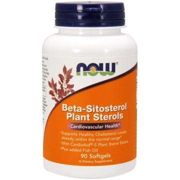 NOW Foods Beta-Sitosterol augu sterīni - 90 kapsul