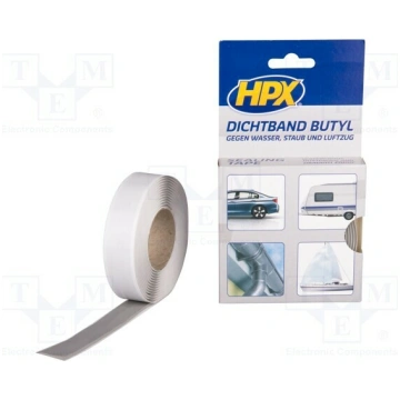 Tape: sealing; W: 20mm; L: 3m; Thk: 2mm; grey; but