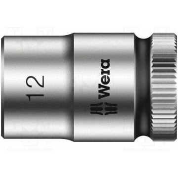 Socket: 6-angles; socket spanner; HEX 12mm; 3/8"; 