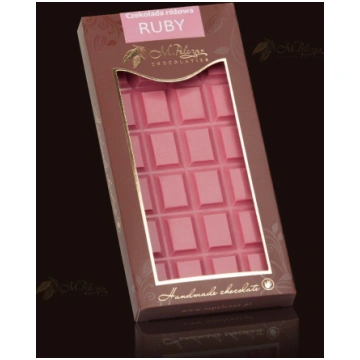 M.pelczar Chocolatier šokolāde Rozā Ruby