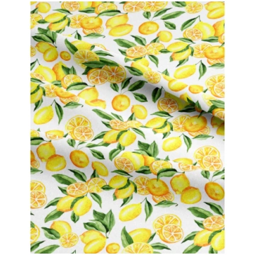 Bagātīgie citroni - Audums pēc pasūtījuma Cotton S