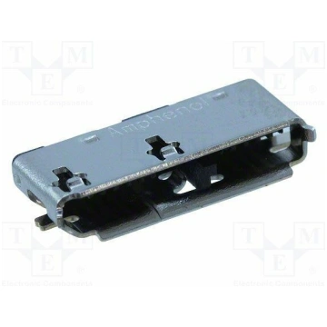 Connector: USB B micro; SMT; PIN: 10; gold-plated