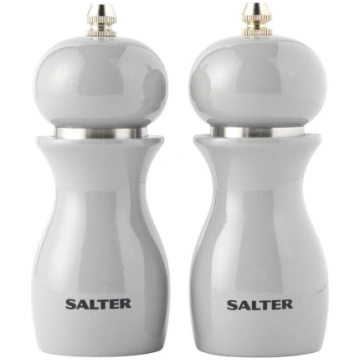 Salter 7613 GYXR Gloss Salt and Pepper Mills Grey
