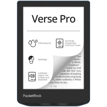 E-Reader|POCKETBOOK|Verse Pro | 6" | 1072x1448 | 1