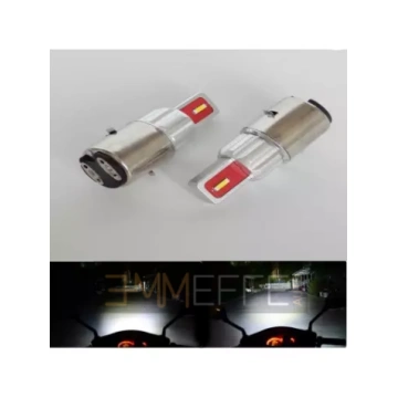 Una lampada BA20D S2 ALL IN ONE KIT FULL LED Moto 