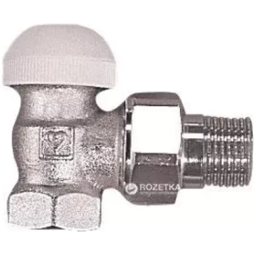 HERZ Termostata vārsts TS-90, 1/2", līks