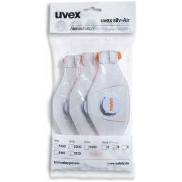 Sejas maska UVEX Silv-Air Premium 5210 FFP2, salok
