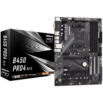 Pamatplate Asrock B450 Pro4 R2.0 AMD B450 Socket A