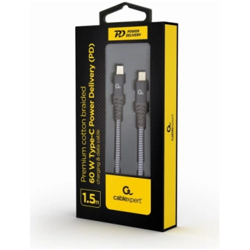 CABLE USB-C PD 1.5M/CC-USB2B-CMCM60-1.5M GEMBIRD C