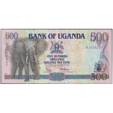 Uganda, 500 Shillings 1991 WB2269