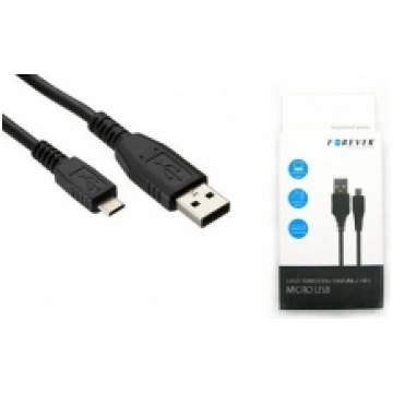 Forever micro USB datu vads 1M / melns OTOTOP