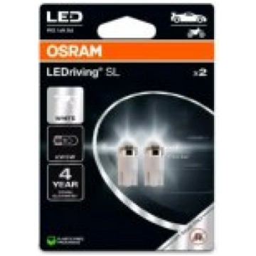 Osram LED bulbs W5W, 12V, 1W, 6000K, LEDriving SL 