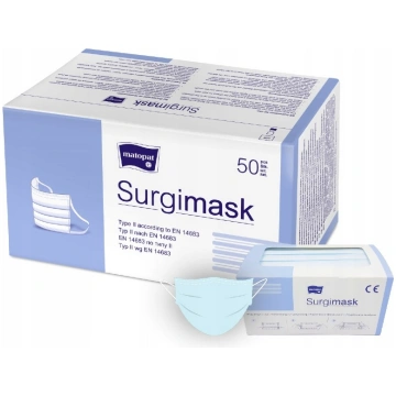 MATOPAT Surgimask 3 slāņu sejas maska N50