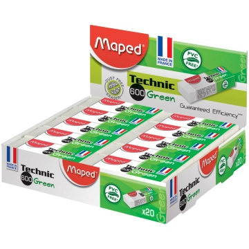 Dzēšgumija MAPED Technic 600 Green (no dust)