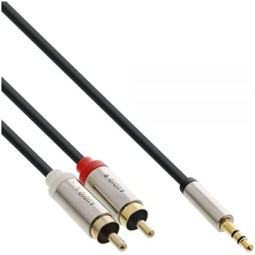 Kabel InLine Jack 3.5mm - RCA (Cinch) x2 2m (99242