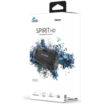 Cardo Spirit HD Duo motorcycle intercom 2 channels