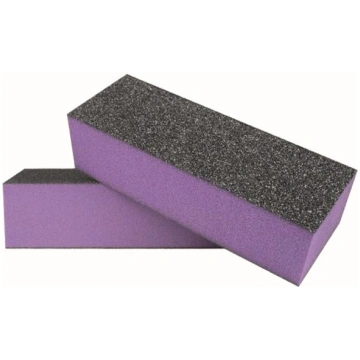 Bloks nagu plātnes apstrādei, plakans, violets/mel