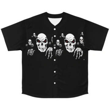Skull Headed Print Men's Baseball Athletic St