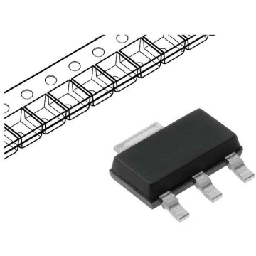 IC: voltage regulator; LDO,fixed; 5V; 0.8A; SOT223