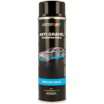 Stone Chip Spray Medium Solid BLACK 500ml 000001