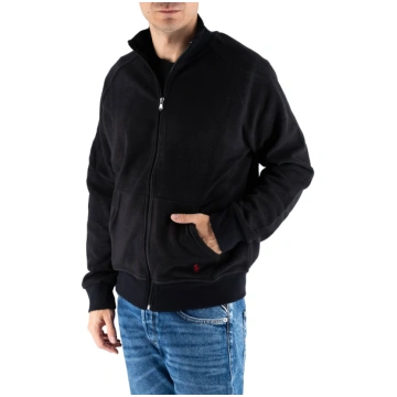 Ralph Lauren Men's Full Zip Black Sweatshirt 