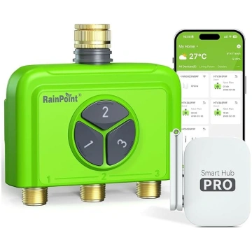 RAINPOINT apūdeņošanas dators ar WLAN un 3 izejām,