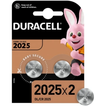 Duracell CR2025 Litija 3V Baterija 2gb DL2025