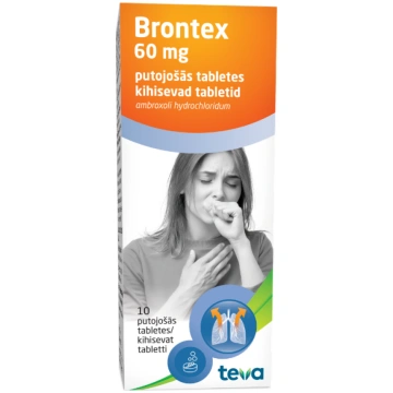 Brontex 60 mg putojošās tabletes N10