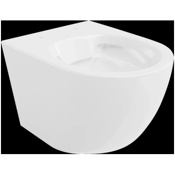 Mexen Lena Rimless WC pods ar mirdzošu balta krāsu