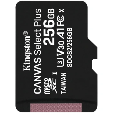 Kingston Canvas Select Plus Android A1, 256Gb, Cla