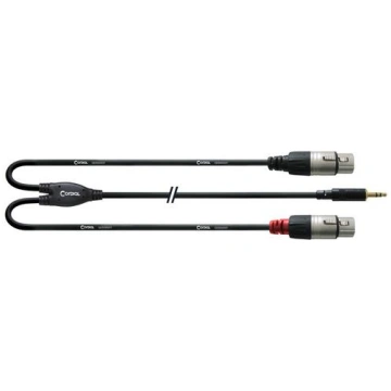 Cordial 3.5mm - 2 x XLR female, 3 m cable CFY3WFF