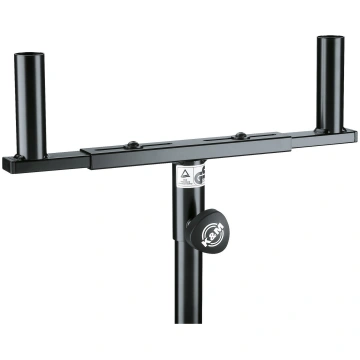K&M 24105 Black Dual akustisko sistēmu statīvs