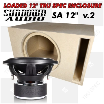 LOADED TRU SPEC Prefab Single 12" Subwoofer Enclos